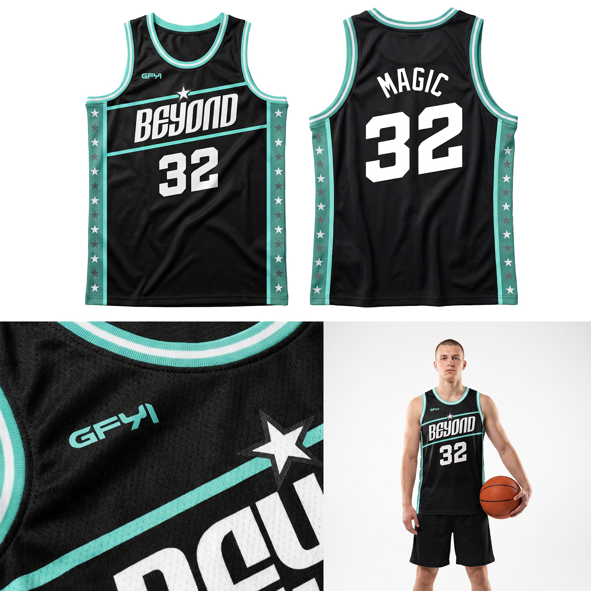 Round Neck Basketball Jersey