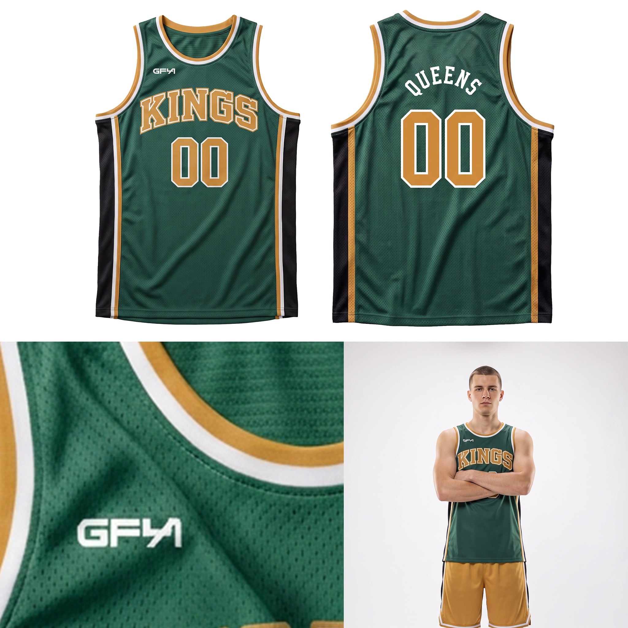 Round Neck Basketball Jersey