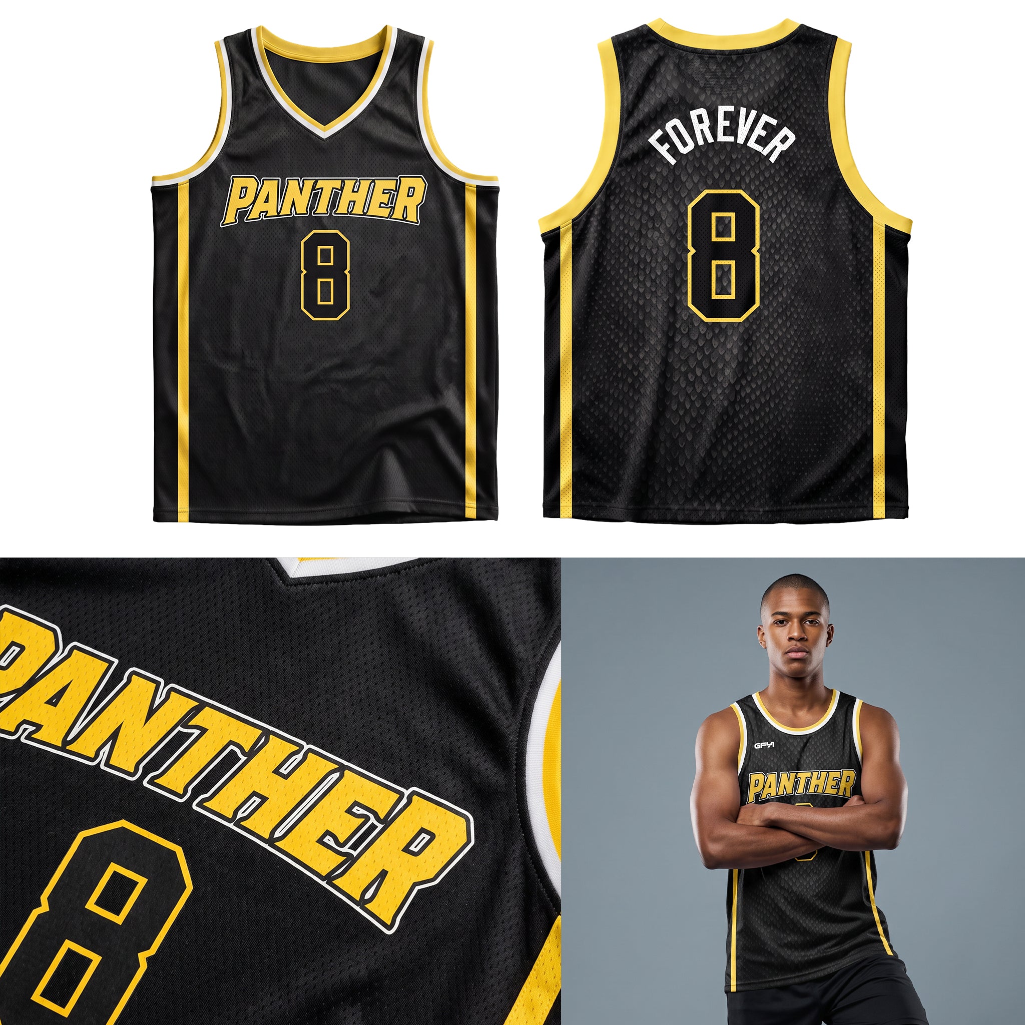V Neck Basketball Jersey